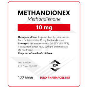 Methandionex 10 (Dianabol) – 10mg/tab – 100 tab/bag